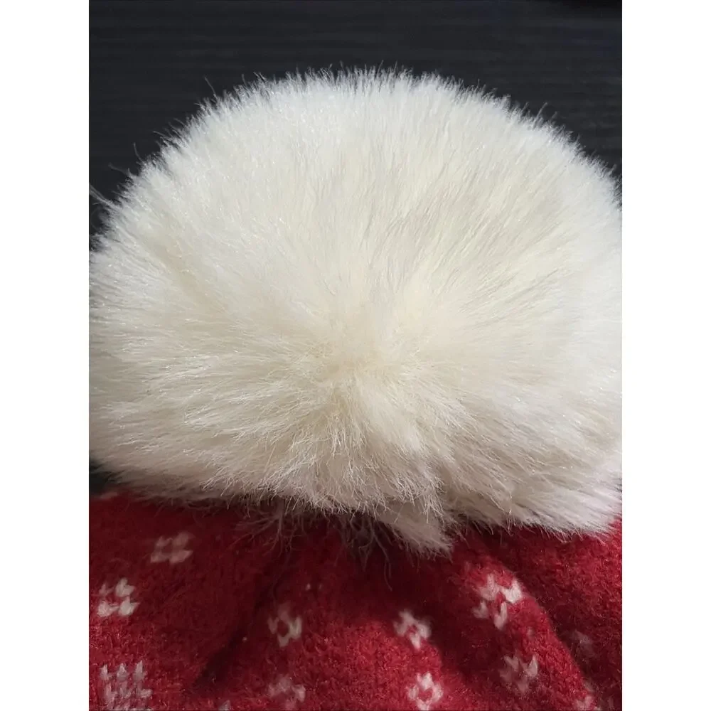 Nine West Winter HAT Beanie Diamonds And FAUX Pearls